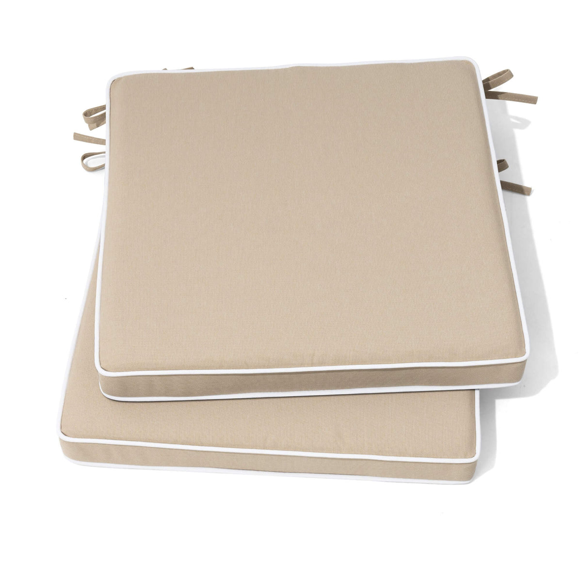 Indoor Outdoor Dining Chair Seat Cushions with Straps