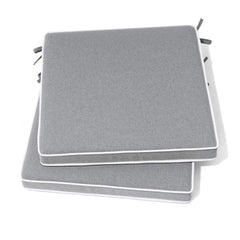 Indoor Outdoor Dining Chair Seat Cushions with Straps