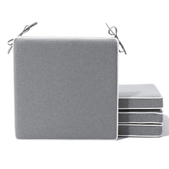Indoor Outdoor Dining Chair Seat Cushions with Straps