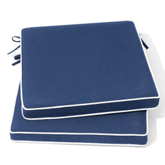 Indoor Outdoor Dining Chair Seat Cushions with Straps