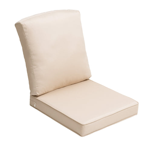 Pellebant 22 x 21 in. Outdoor Deep Seat and Back Chair Cushion with Removable Waterproof Cover