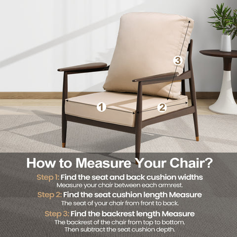 22 x 21 in. Outdoor Deep Seat and Back Chair Cushion with Removable Water-Resistant Cover