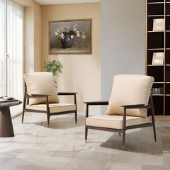22 x 21 in. Outdoor Deep Seat and Back Chair Cushion with Removable Water-Resistant Cover