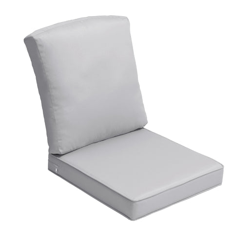 Pellebant 22 x 21 in. Outdoor Deep Seat and Back Chair Cushion with Removable Waterproof Cover