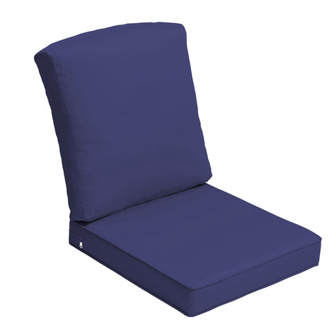 Pellebant 22 x 21 in. Outdoor Deep Seat and Back Chair Cushion with Removable Waterproof Cover