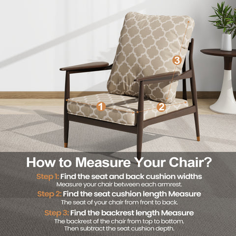 Pellebant 22 x 21 in. Outdoor Deep Seat and Back Chair Cushion with Removable Water Resistant Cover