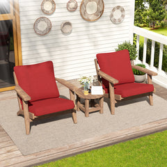 25 x 24 in. Outdoor Deep Seat and Back Chair Cushion with Removable Water-Resistant Cover