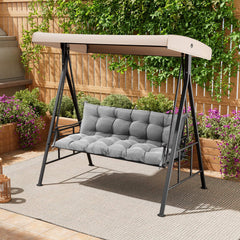 61 x 20 in. Outdoor Bench and Swing Cushion with Backrest