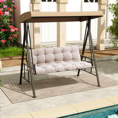 61 x 20 in. Outdoor Bench and Swing Cushion with Backrest