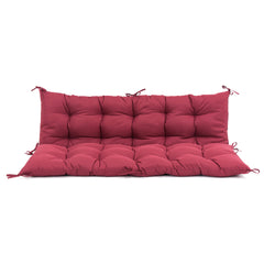 61 x 20 in. Outdoor Bench and Swing Cushion with Backrest
