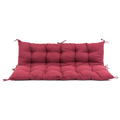 61 x 20 in. Outdoor Bench and Swing Cushion with Backrest