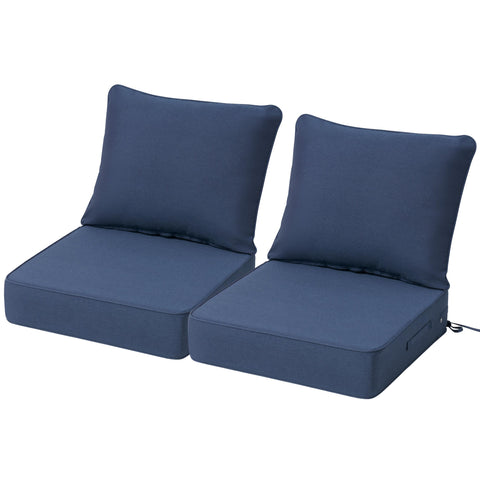 24 x 24 in. Deep Seat Outdoor Cushion Set with Sunbrella Fabric