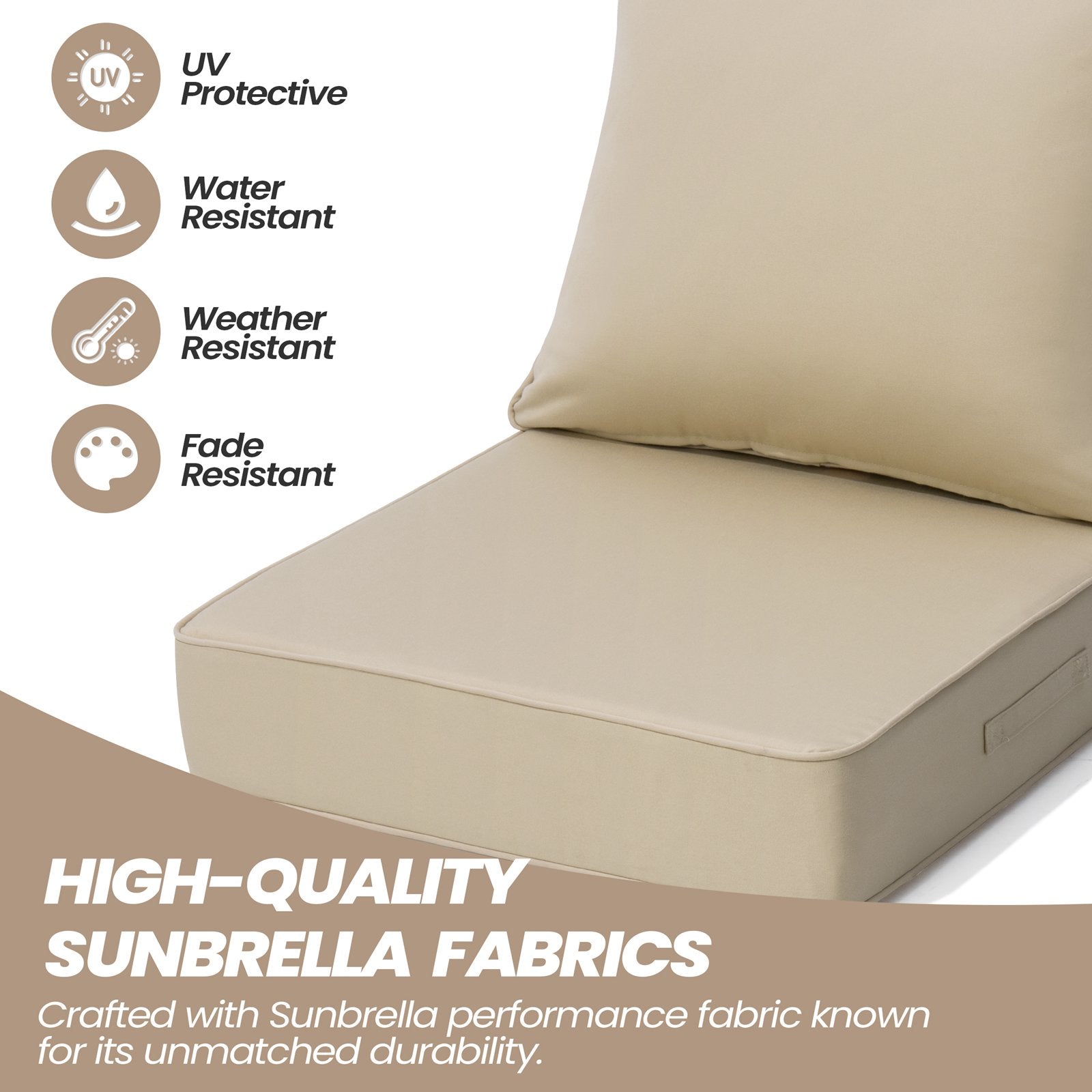 Pellebant Outdoor Deep Seat Cushion