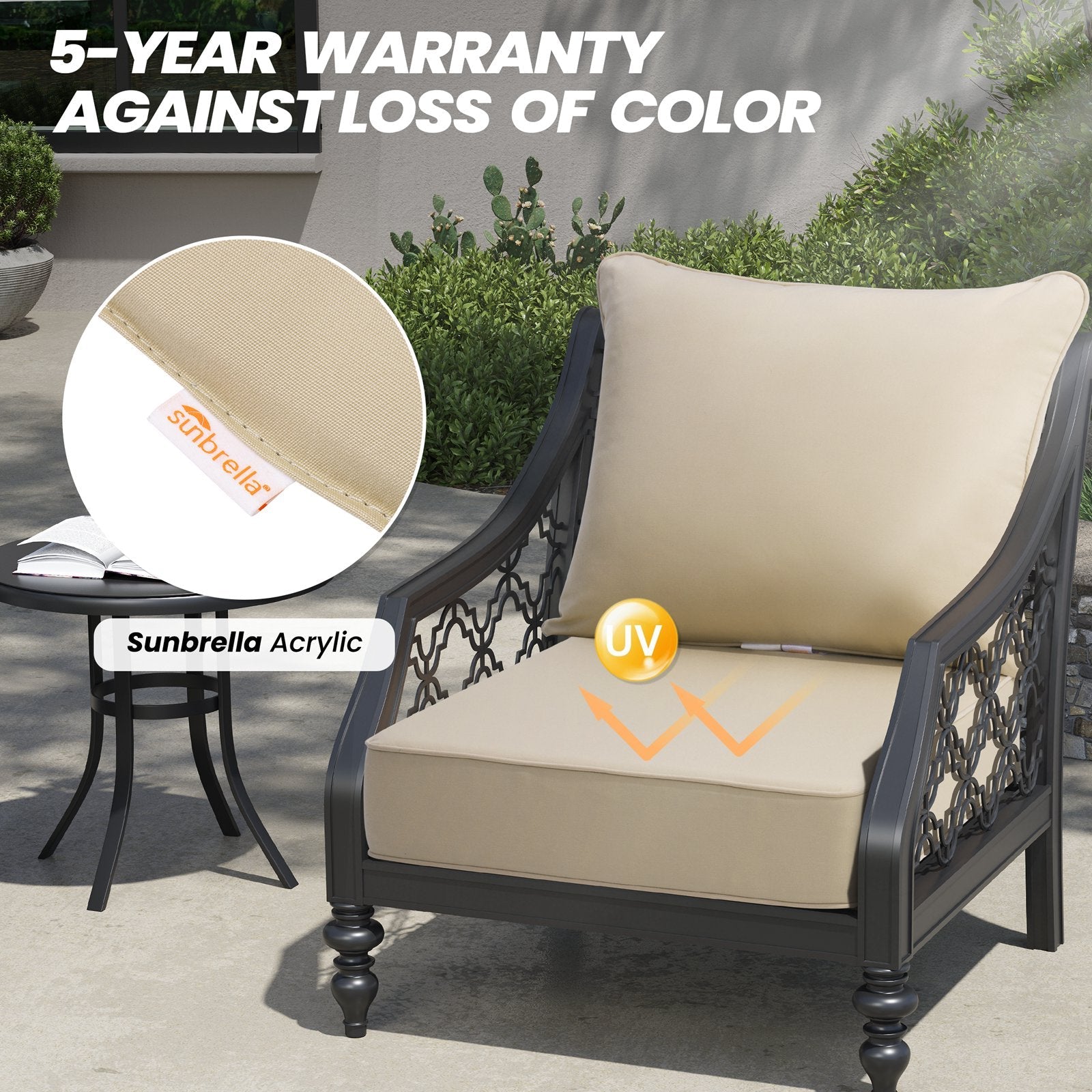 Pellebant Outdoor Deep Seat Cushion
