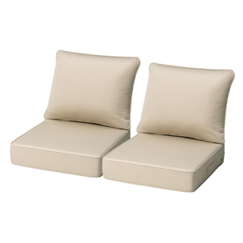 24 x 24 in. Deep Seat Outdoor Cushion Set with Sunbrella Fabric