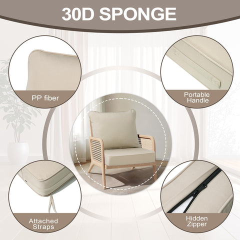 Pellebant 24 x 24 in. Sunbrella Outdoor Deep Seat Cushion