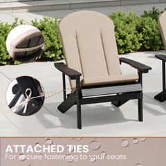 50 x 20 in. Outdoor Adirondack High Back Deep Seat Chair Cushion
