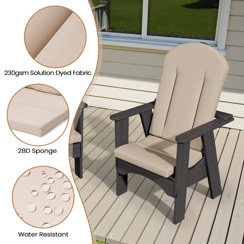 Adirondack Chair Cushion Patio Chair Pad for Indoor and Outdoor