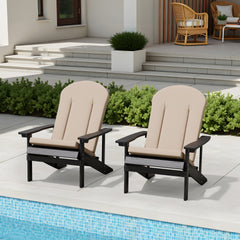50 x 20 in. Outdoor Adirondack High Back Deep Seat Chair Cushion