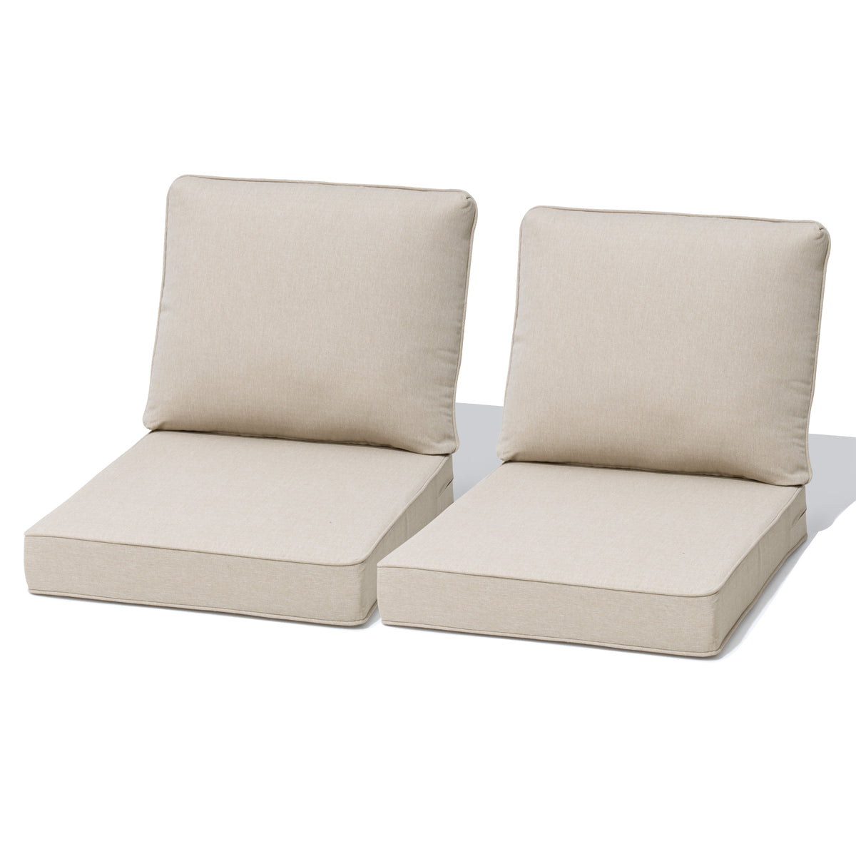 28 x 24 in. Outdoor Deep Seat Cushion Chair Set