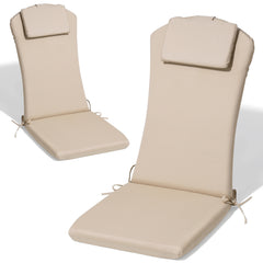 50 x 20 in. Outdoor Adirondack Chair Cushion with Built-in Headrest