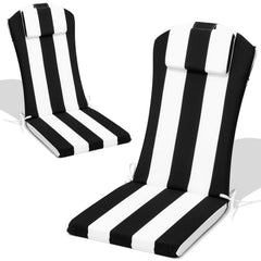50 x 20 in. Outdoor Adirondack Chair Cushion with Built-in Headrest