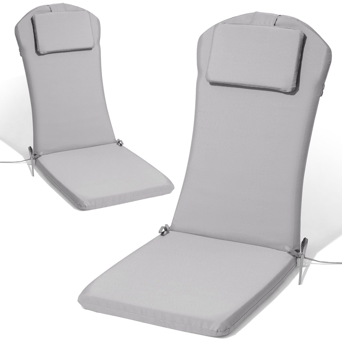 50 x 20 in. Outdoor Adirondack Chair Cushion with Built-in Headrest
