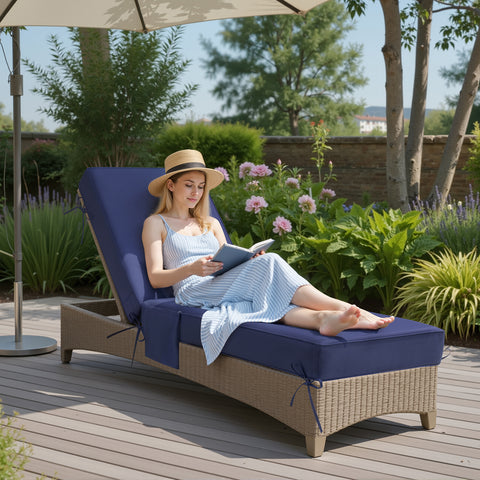 80 x 26 in. Sunbrella Outdoor Chaise Lounge Cushion