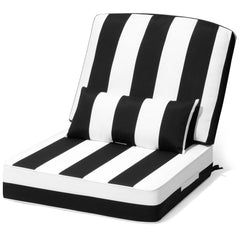 24x24" Outdoor Seat Cushion with Back Pillow
