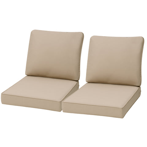 28 x 24 in. Outdoor Deep Seat Cushion Chair Set