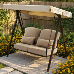 24 x 24 in. Outdoor Seat Cushion with Back Pillow