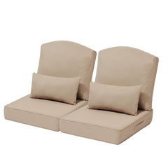 24 x 24 in. Outdoor Seat Cushion with Back Pillow