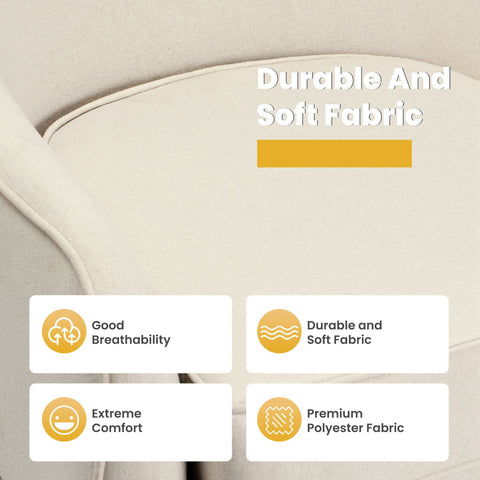 Pellebant Bathford Faux Leather Swivel Accent Chair