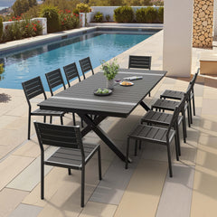 Stackable Outdoor Dining Chairs, Set of 2/4