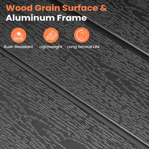 Pellebant Stackable Outdoor Dining Chairs Set of 2