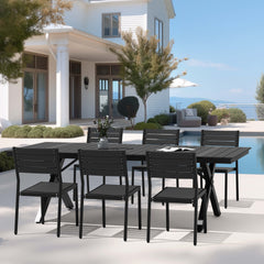 Stackable Outdoor Dining Chairs, Set of 2/4