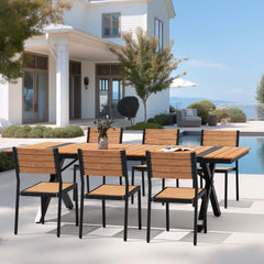 Stackable Outdoor Dining Chairs, Set of 2/4