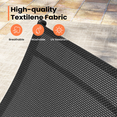 Pellebant Outdoor Folding Adjustable Dining Chair Set of 2