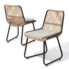 PE Rattan Outdoor Chair Set with Cushions
