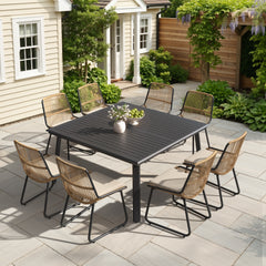 PE Rattan Outdoor Chair Set with Cushions