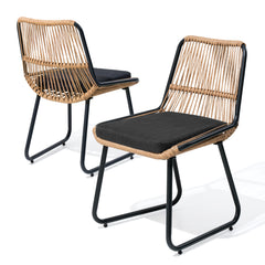 PE Rattan Outdoor Chair Set with Cushions