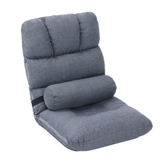 Linen Adjustable Folding Floor Chair