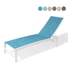 Aluminum/Steel Outdoor Adjustable Chaise Lounge Chair