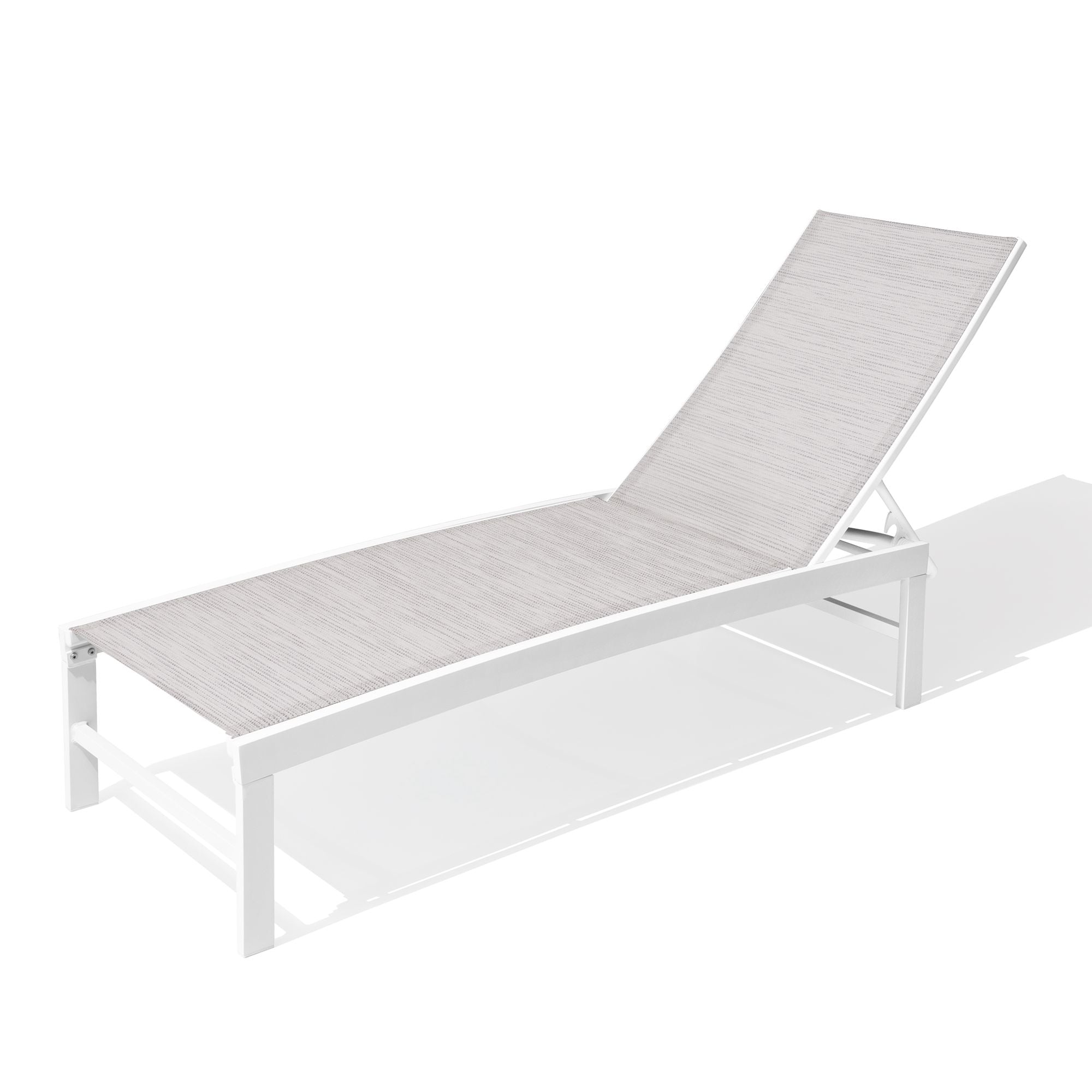 Pellebant Adjustable Aluminum Outdoor Chaise Lounge