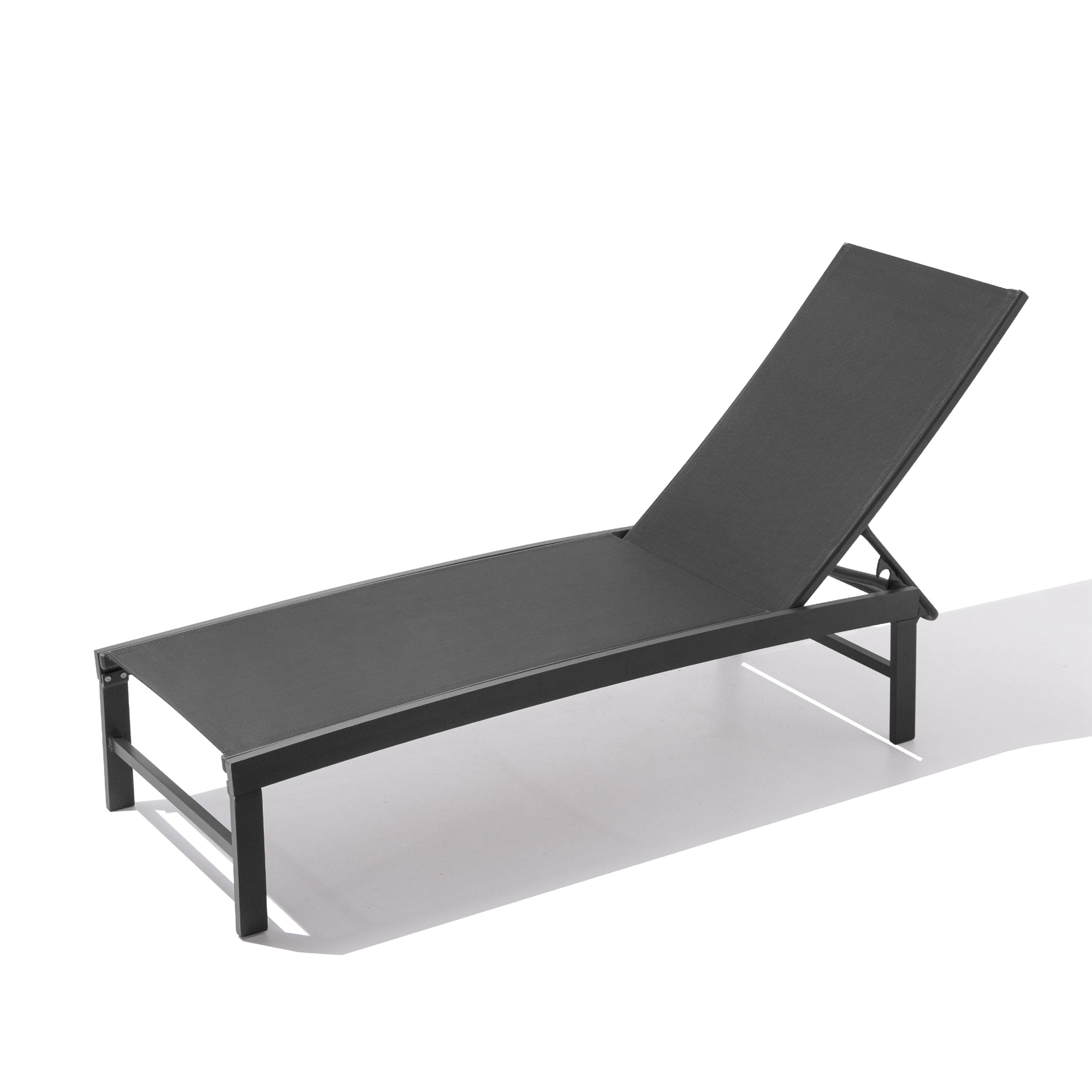 Pellebant Adjustable Aluminum Outdoor Chaise Lounge