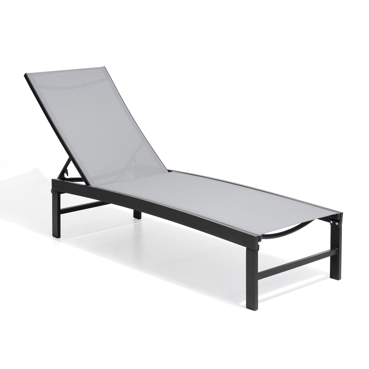 Pellebant Aluminum Outdoor Adjustable Chaise Lounge Chair