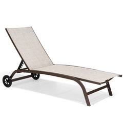 Pellebant Outdoor Chaise Lounge Chairs with Wheels