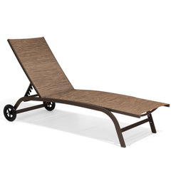 Pellebant Outdoor Chaise Lounge Chairs with Wheels