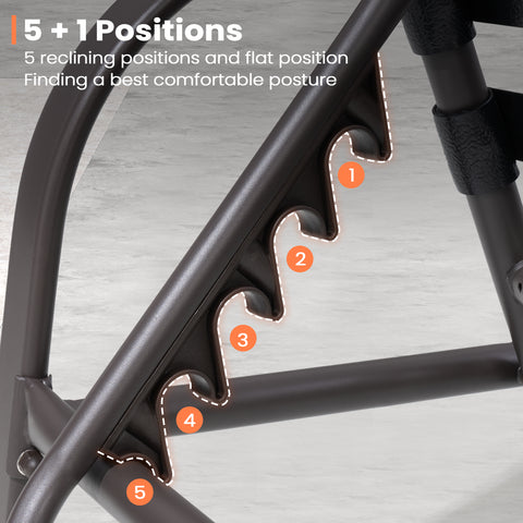 Pellebant Outdoor Adjustable Chaise Lounge Chair with Cushions