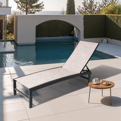 Outdoor Adjustable Chaise Lounge Chair